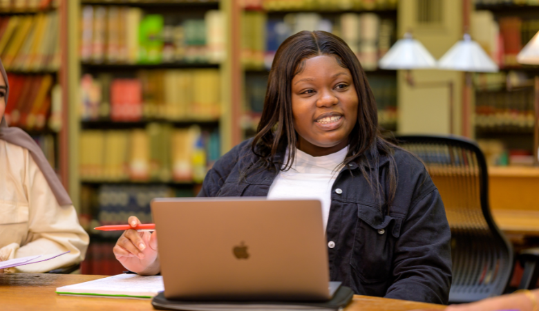 kings-student-on-laptop-in-maughan-library-thumbnail-promo-aug-2022-780-x-440-pixels